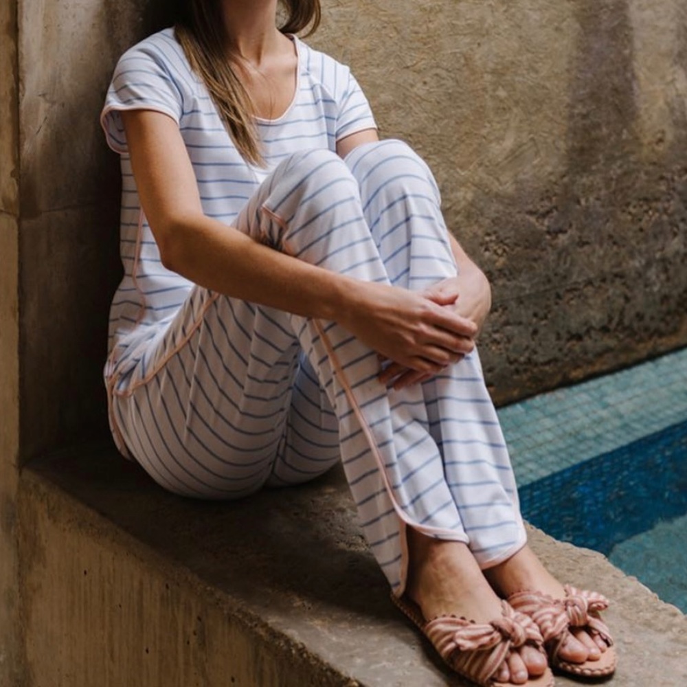 Lake Pajamas with Short Sleeves